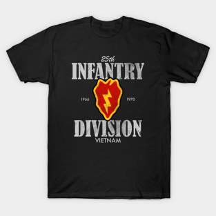 25th Infantry Division Vietnam (distressed) T-Shirt